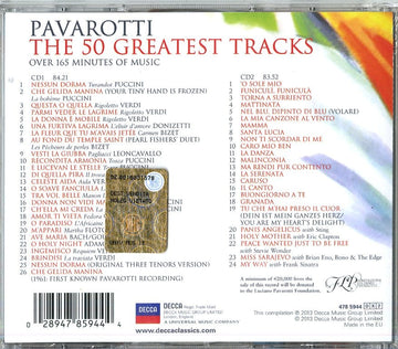 PAVAROTTI LUCIANO 50 GREATEST TRACKS ( 2cd )
